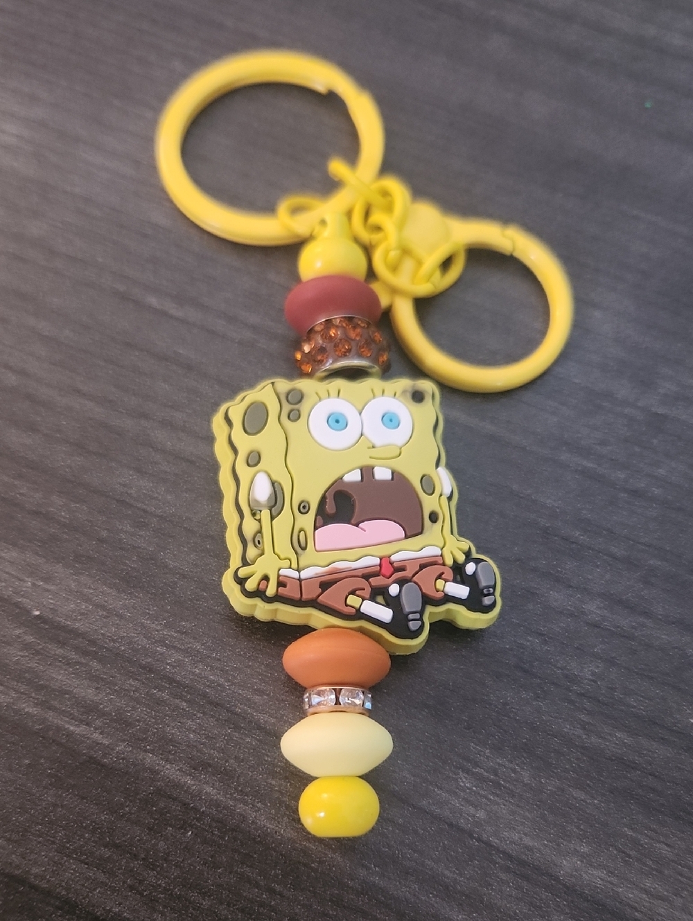 SpongeBob SquarePants Beaded Keychain